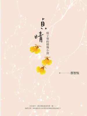 cover image of 貞晴——痞子蔡的情傷小說